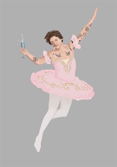 Harry Styles SNL Ballerina Card Etsy