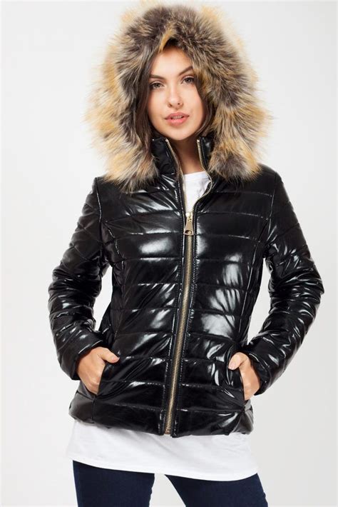 Faux Fur Hooded Jacket Hooded Winter Coat Hooded Cloak Puffy Jacket