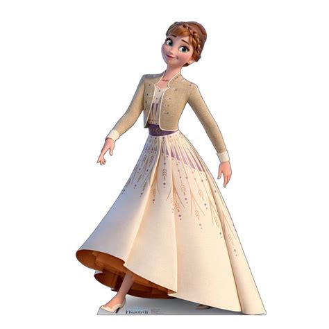 Anna Collectors Edition Frozen 2 Cardboard Standup Cutout Anna Disney