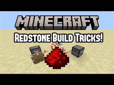 Minecraft Redstone Build Tricks Youtube