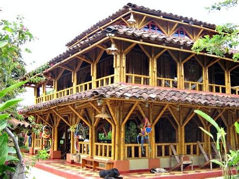 Casa Mama Lulu Quindio Colombia Милый дом Бамбук Дом