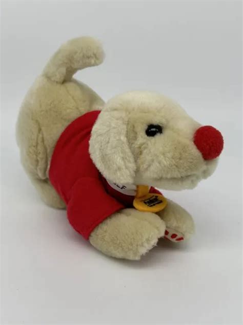 COMIC RELIEF RED Nose Day 2007 Andrex Puppy Plush Soft Toy Collectable