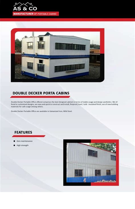 M S G I Modular Multi Storey Portable Cabin For Office At Rs 350000