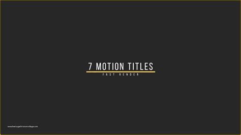 Motion Title Templates Free Of Smooth Titles Motion Graphics Templates ...