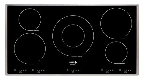 Fagor Ifa Bf Inch Induction Cooktop Without Trim Beveled Front