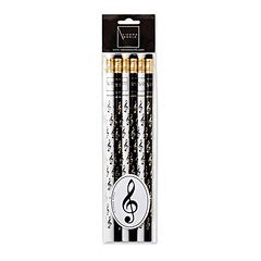 Vienna World Pencilset Treble Clef Black White Pack Pen