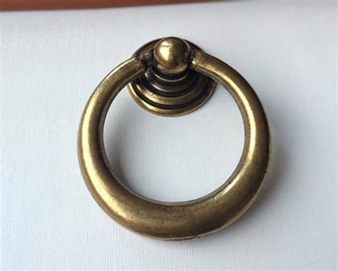 Vintage Look Dark Antique Bronze Dresser Pulls Drawer Pull Etsy