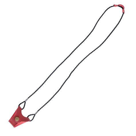 Chokore Leather Braided Eyeglass Cordstring Red