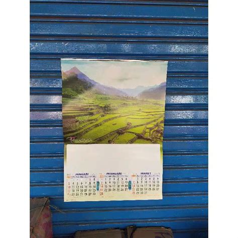 Jual Kalender Dinding Triwulan Lembar Thn Shopee Indonesia