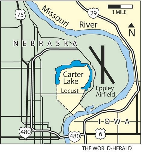 Iowa's strange border with Nebraska : r/MapPorn