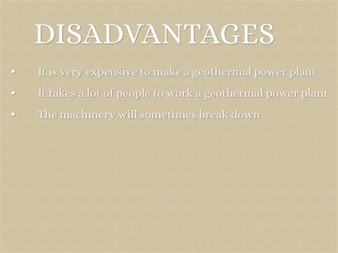 Geothermal Power Advantages And Disadvantages by sian