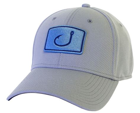 Avid Sportswear Avh550gy Iconic Fitted Fishing Hat Sm