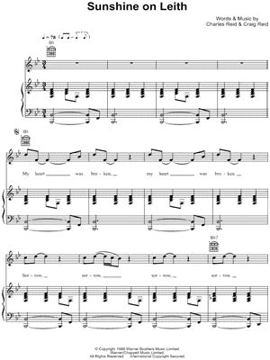 Sunshine on Leith Sheet Music Downloads at Musicnotes.com