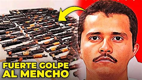 ULTIMA HORA MARINOS GOLPEAN AL MENCHO DECOMISANDO HASTA 200 ARMAS