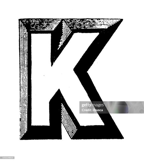 Antique Vintage Letter K High Res Vector Graphic Getty Images