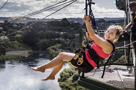 Taupo Bungy Jump And Cliff Hanger Highest Water Touch Bungy