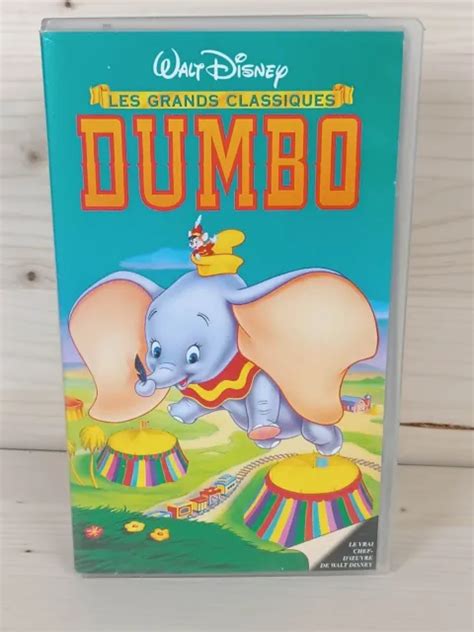 Cassette Vhs Dumbo Walt Disney Les Grands Classiques Eur Picclick De