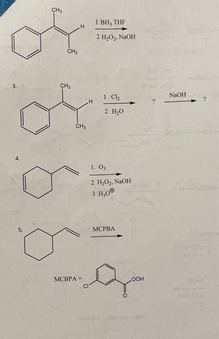 Solved Ch Bh Thf H H O Naoh Ch Ch Cl Naoh H Chegg