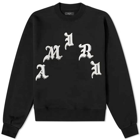 AMIRI Wes Lang Reaper Crew Sweat In Alabaster Amiri