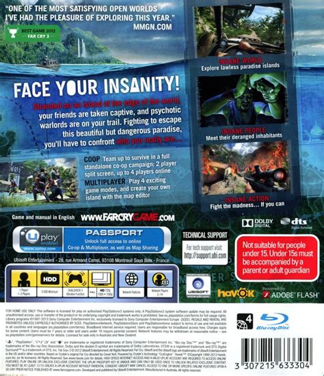 Far Cry 3 2012 Box Cover Art Mobygames