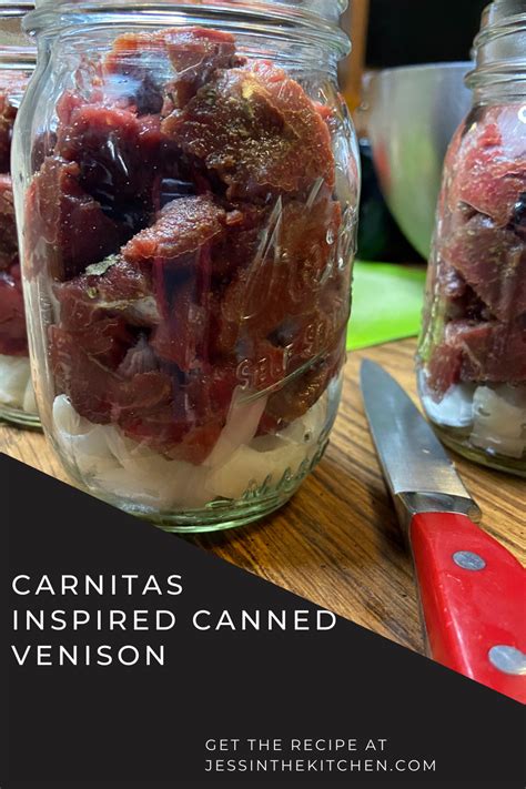 Pressure Canned Carnitas Inspired Venison Jess In The Kitchen