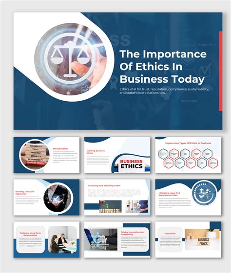 Importance Of Ethics In Business Google Slides Themes