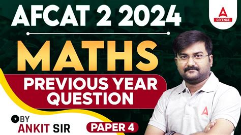 Afcat Afcat Maths Previous Year Question Paper By Ankit