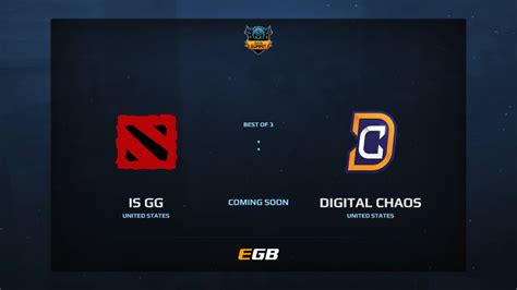 Is Gg Vs Digital Chaos Game Dota Summit Am Qualifier Youtube