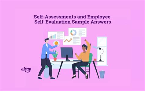 Self Assessments And Employee Self Evaluation Sample Answers ELeaP