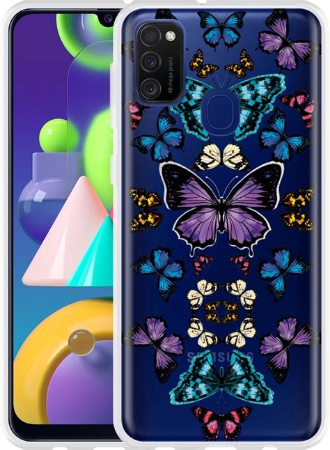 Samsung Galaxy M Hoesje Vlinder Symmetrie Designed By Cazy Bol