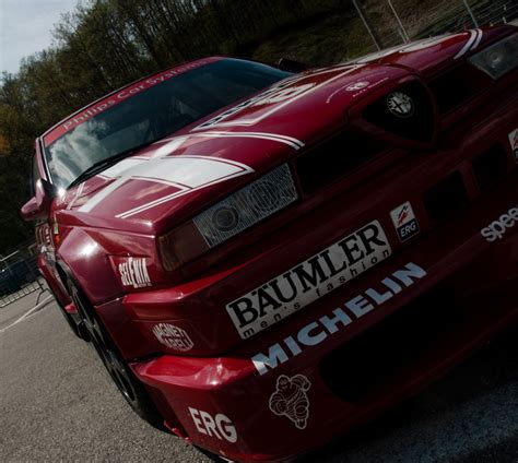 Alfa Romeo 155 2 5 V6 TI DTM 1993 Touring Car Front Closeup 12801148