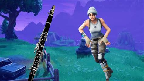 Fortnite Default Dance Clarinet In Tune Youtube