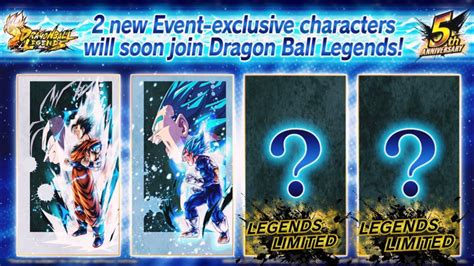 2 NEW F2P CHARACTERS INCOMING 🔥!! 4 FREE LEGENDS LIMITED! [Dragon Ball Legends 5th Anniversary ...