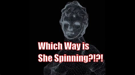 New Spinning Lady Optical Illusion Left Or Right Youtube