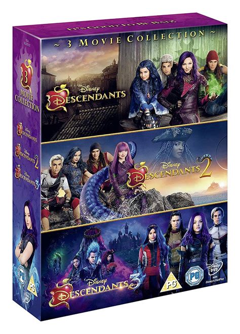 Disney Descendants 1 3 Dvd Boxset 2019 Movies And Tv