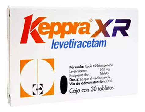 Keppra Xr Mg Caja Con Tabletas Env O Gratis