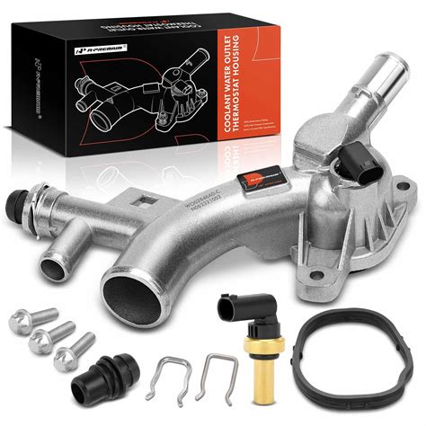 A-Premium Upgraded Aluminum Coolant Housing Water Outlet Compatible