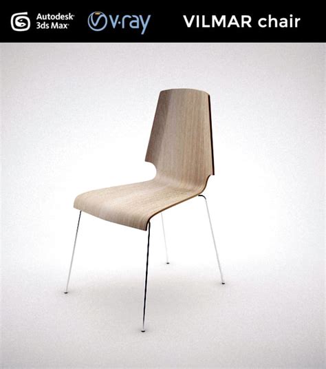 3d Model Of Ikea Vilmar Chair