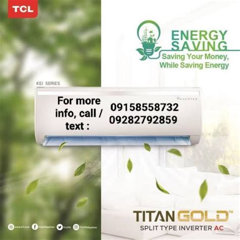 Tcl Hp Titan Gold Inverter Aircon Tac Csa Kei Shopee Philippines