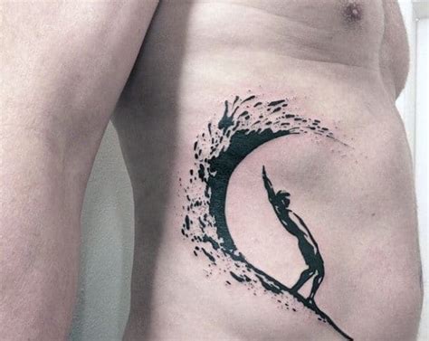 90 Surf Tattoos For Men Oceanic Design Ideas