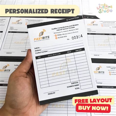 Personalized Receipt 100ps Lazada Ph