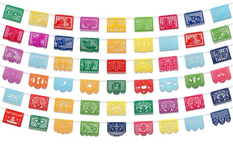 Amazon Qpout 6 Mexican Fiesta Party Decorations Banners Felt