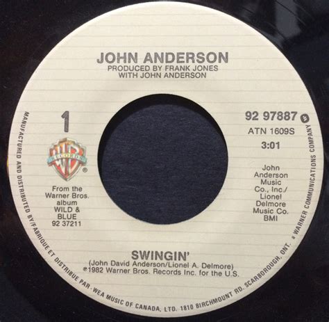 John Anderson Swingin 1982 Vinyl Discogs