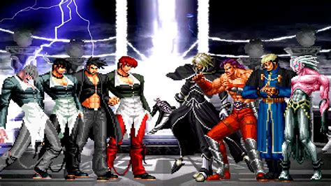 Kof Mugen Iori Yagami Team Vs Bosses Team Youtube