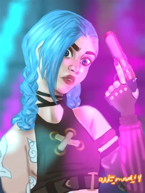 [no Spoilers] Jinx Fanart By Me Instagram Art Mad 14 R Arcane