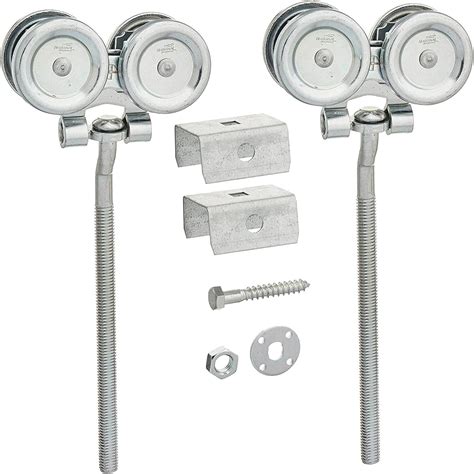 National Hardware N112 359 Flexible Box Rail Hangers With 12 Inch Offset 9 Inch Bolts Pair1