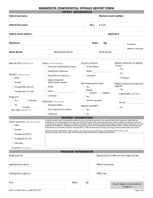 Fillable Online Adult Hiv Confidential Case Report Form Centers For