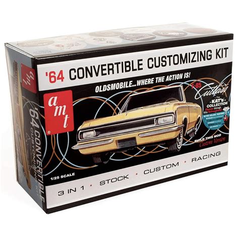 AMT 1964 Olds Cutlass F 85 Convertible 1 24 Scale Model Kit AMT1200