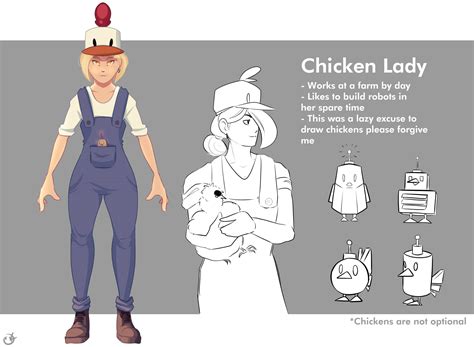 Chicken Lady Concept By Korikoritas On Newgrounds