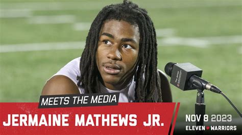 Jermaine Mathews Jr Talks About Getting An Opportunity As A Freshman